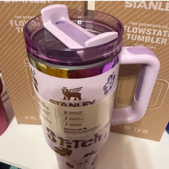 Stanley Lavender Stitch Floral 40oz Tumbler - Picture 6 of 6